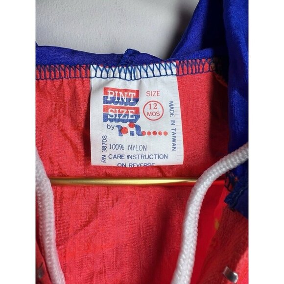 Vintage Windbreaker NWT Pint Size 12 Months - Picture 7 of 7